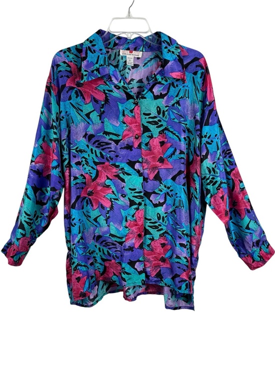 Stunt Collections Tops - Stunt Collections Silk Blouse 2X